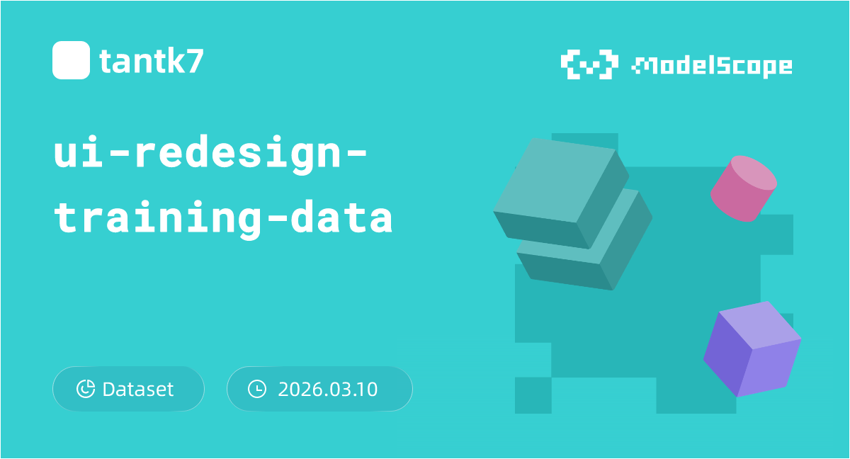 UI Redesign Training Data