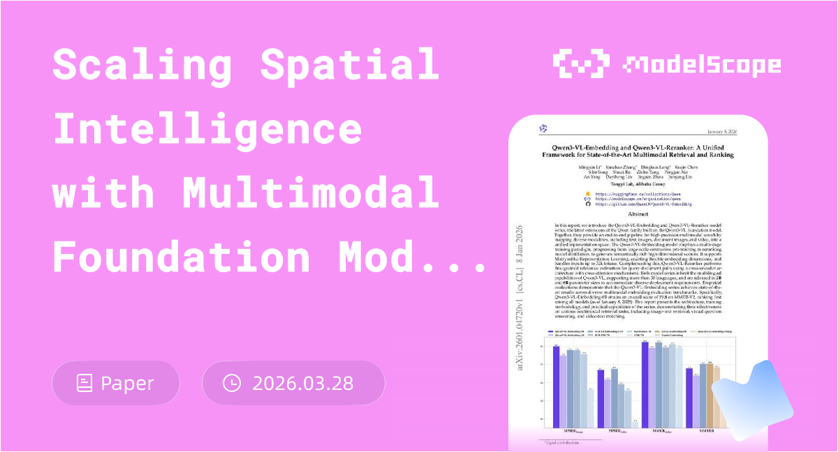 Scaling Spatial Intelligence with Multimodal Foundation Models