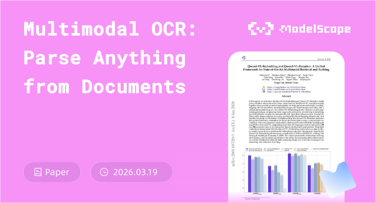 Multimodal OCR: Parse Anything from Documents